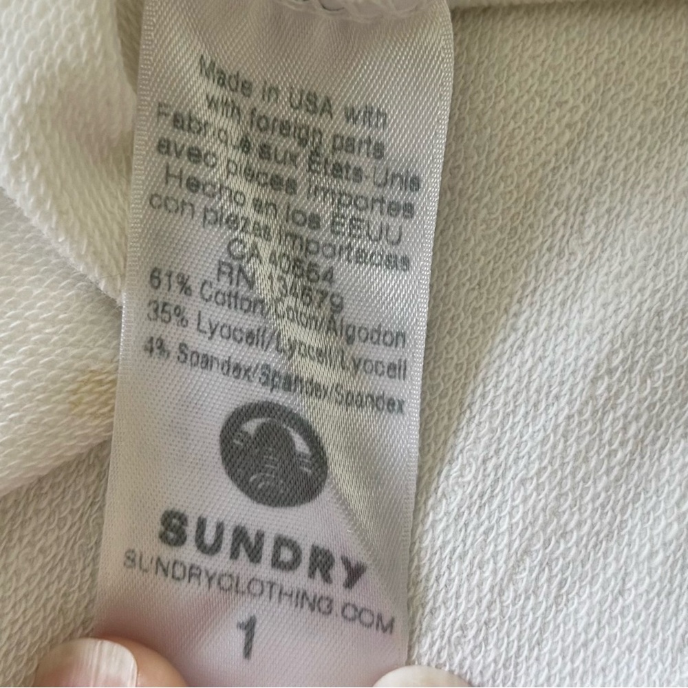 Sundry Lemon Graphic Long Sleeve Customized Tee Size 1/Small Novelty Fun Summer - Picture 5 of 9